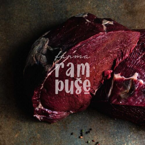 Květová špička (rump steak) z Farmy Rampuše - Čerstvé hovězí maso s výrazným mramorováním.